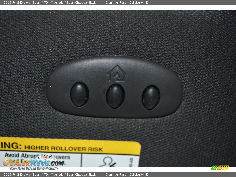 2015 Ford Explorer Sport 4WD Magnetic / Sport Charcoal Black Photo #24