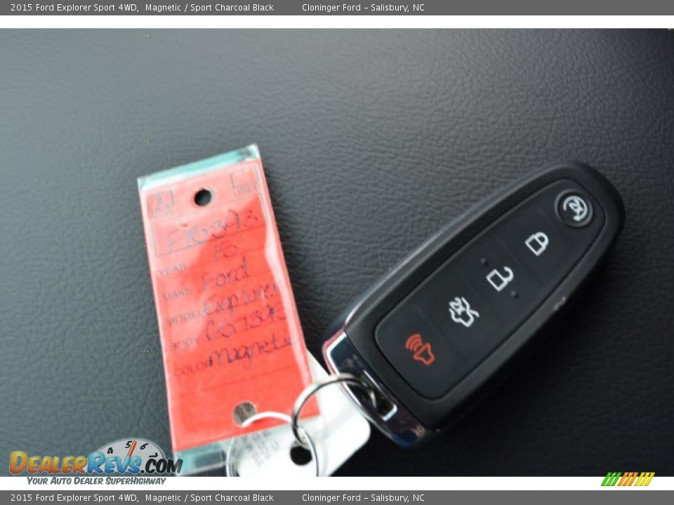 2015 Ford Explorer Sport 4WD Magnetic / Sport Charcoal Black Photo #25