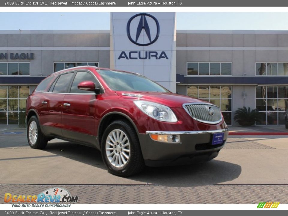 2009 Buick Enclave CXL Red Jewel Tintcoat / Cocoa/Cashmere Photo #1