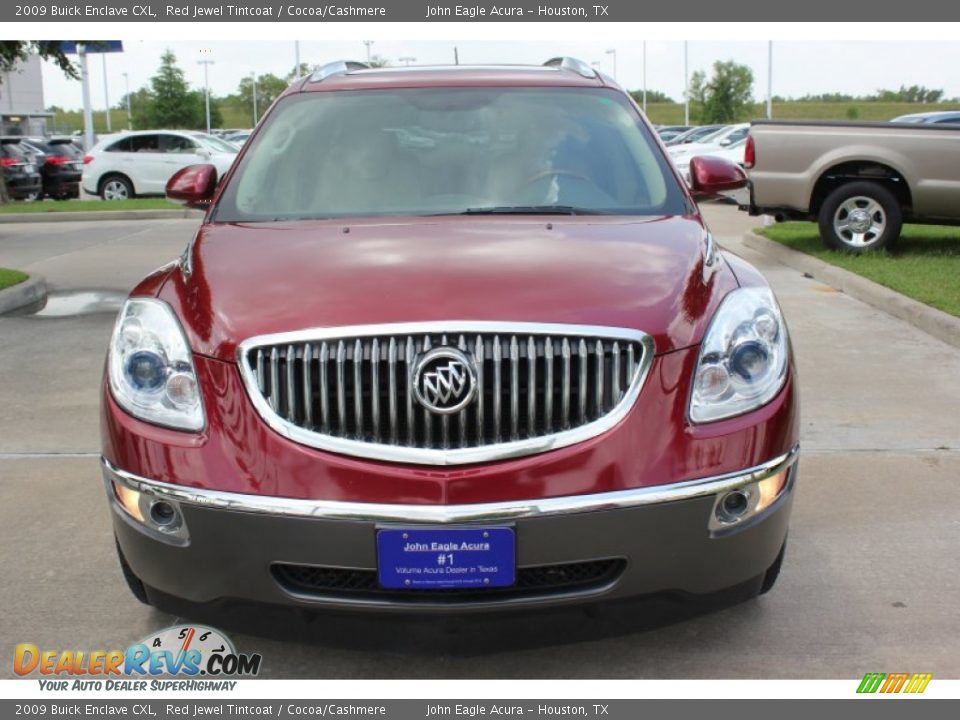 2009 Buick Enclave CXL Red Jewel Tintcoat / Cocoa/Cashmere Photo #8