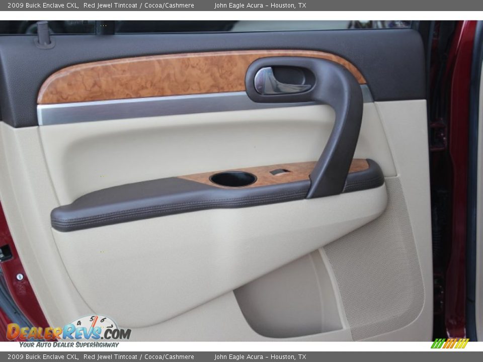 2009 Buick Enclave CXL Red Jewel Tintcoat / Cocoa/Cashmere Photo #15