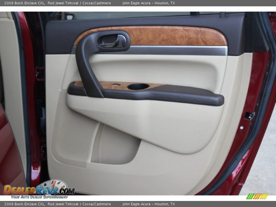 2009 Buick Enclave CXL Red Jewel Tintcoat / Cocoa/Cashmere Photo #23