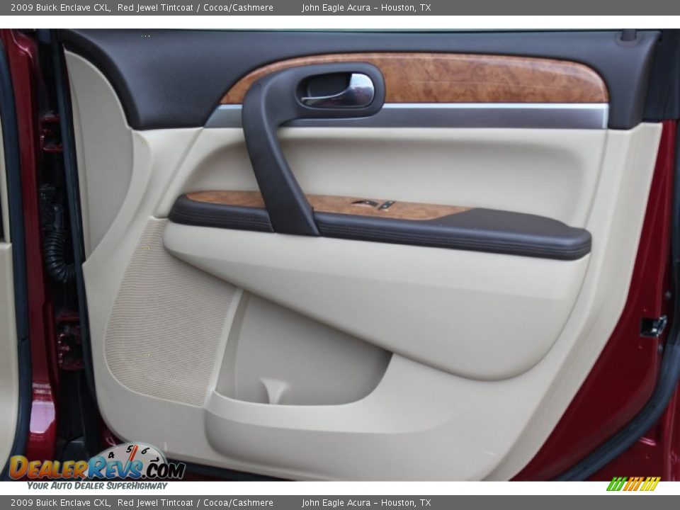 2009 Buick Enclave CXL Red Jewel Tintcoat / Cocoa/Cashmere Photo #27