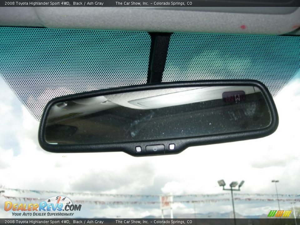2008 Toyota Highlander Sport 4WD Black / Ash Gray Photo #18