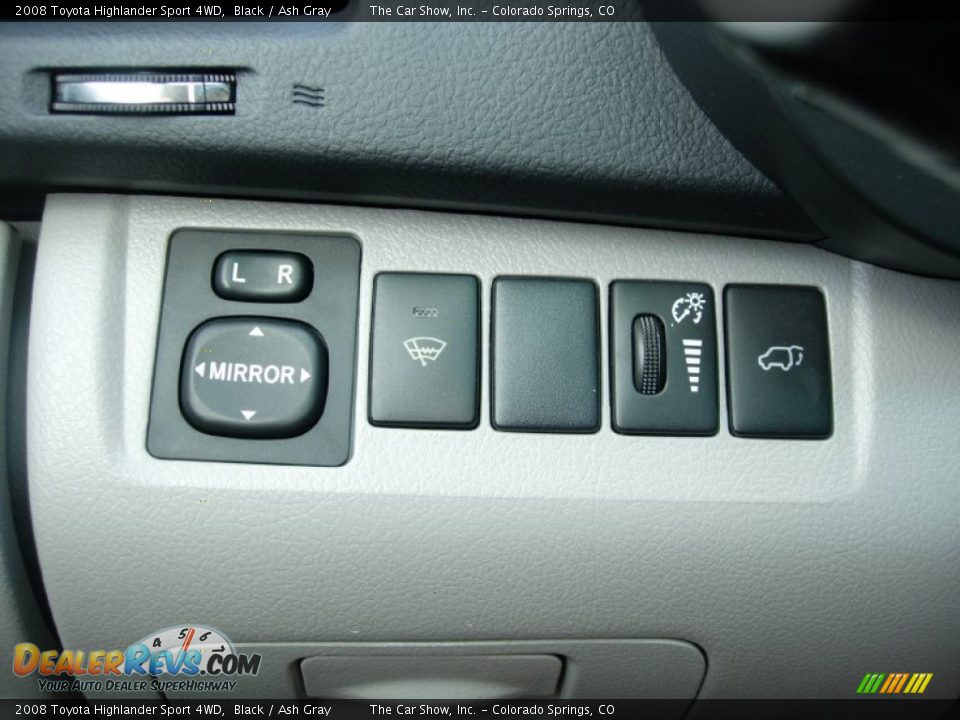 2008 Toyota Highlander Sport 4WD Black / Ash Gray Photo #20