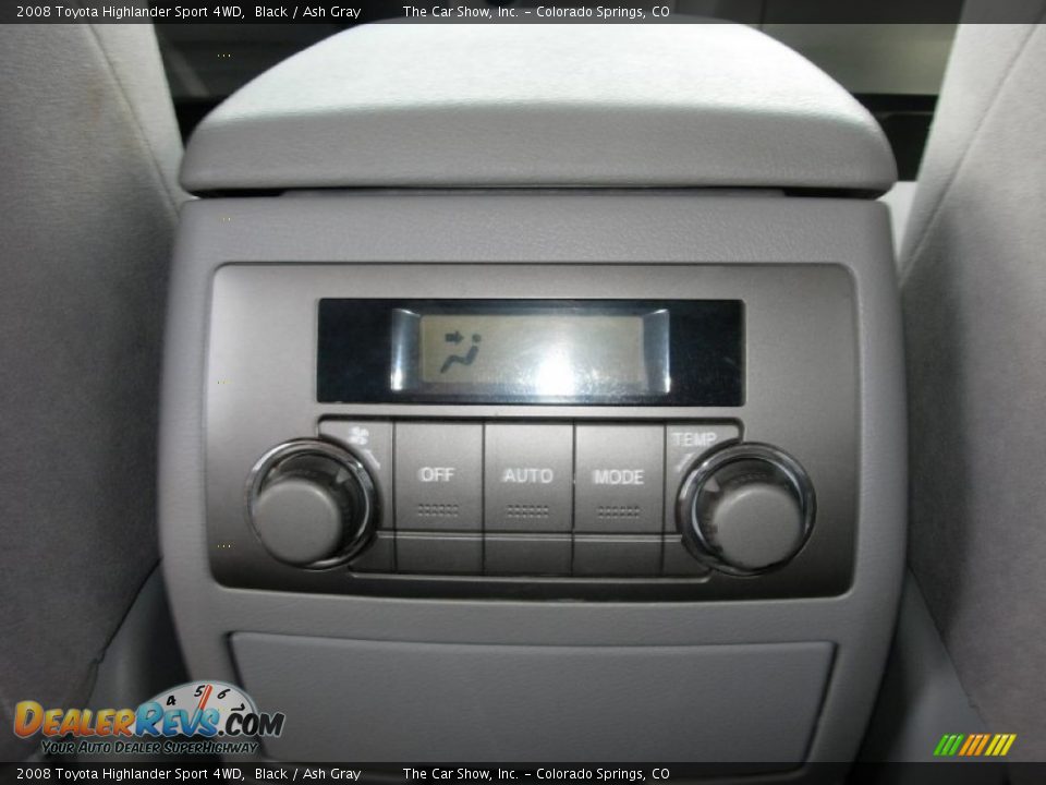 2008 Toyota Highlander Sport 4WD Black / Ash Gray Photo #22
