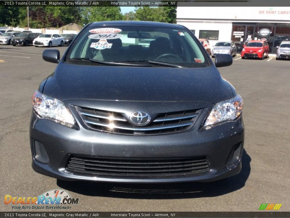 2013 Toyota Corolla LE Magnetic Gray Metallic / Ash Photo #2