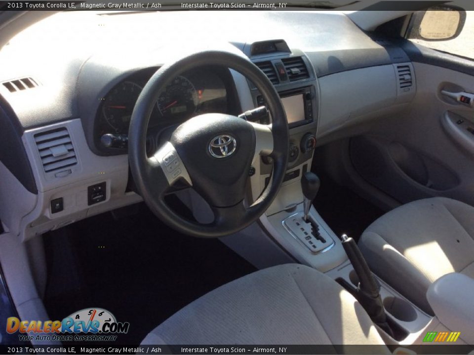 2013 Toyota Corolla LE Magnetic Gray Metallic / Ash Photo #9