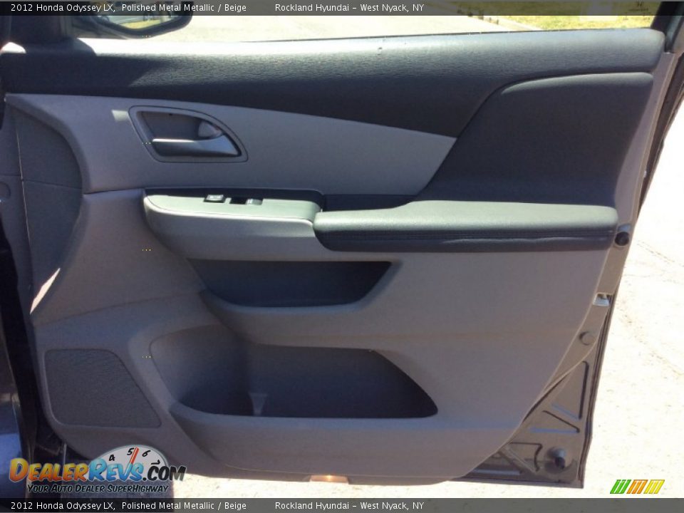 2012 Honda Odyssey LX Polished Metal Metallic / Beige Photo #1