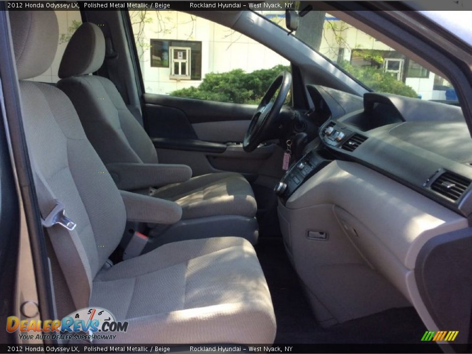 2012 Honda Odyssey LX Polished Metal Metallic / Beige Photo #3