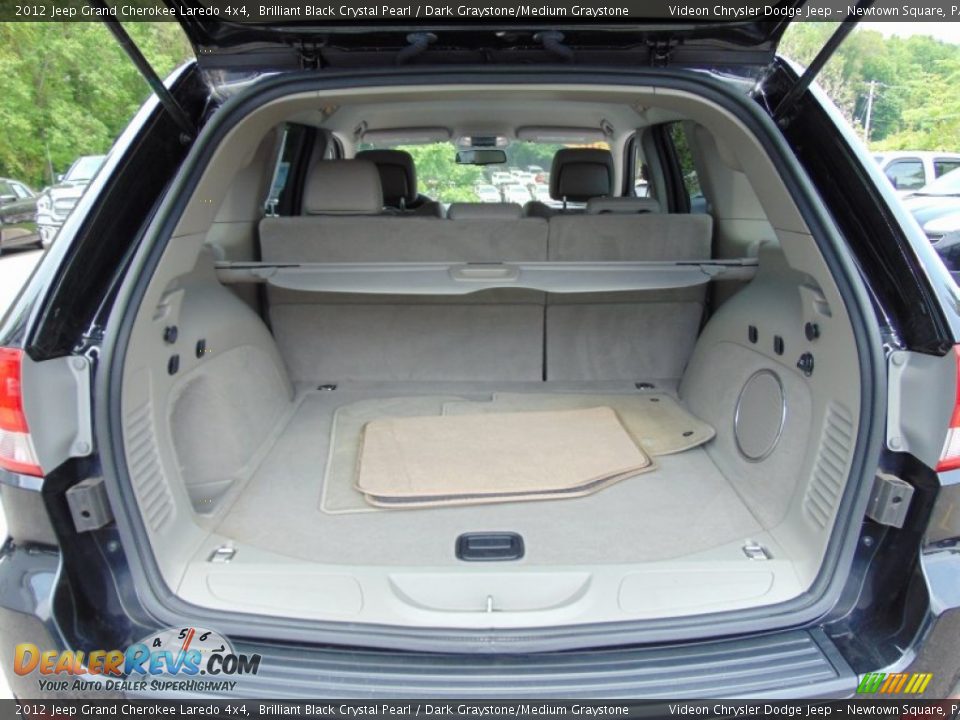 2012 Jeep Grand Cherokee Laredo 4x4 Brilliant Black Crystal Pearl / Dark Graystone/Medium Graystone Photo #20