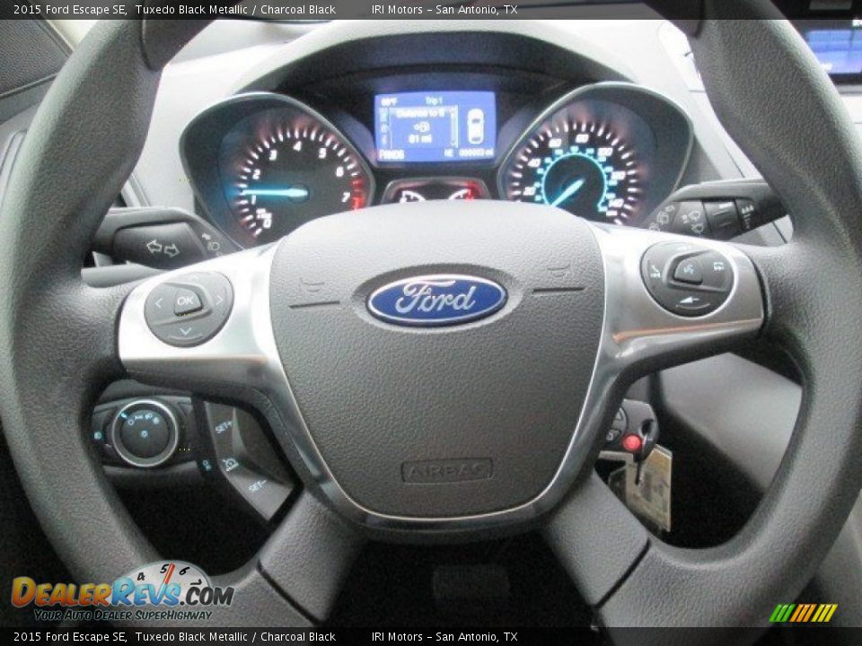 2015 Ford Escape SE Tuxedo Black Metallic / Charcoal Black Photo #1