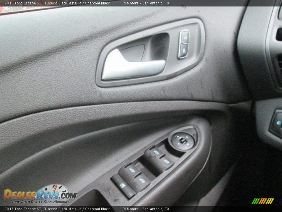 2015 Ford Escape SE Tuxedo Black Metallic / Charcoal Black Photo #3