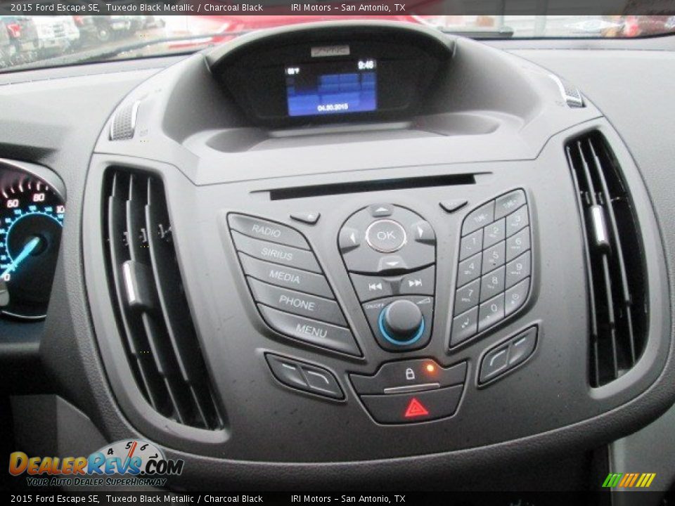 2015 Ford Escape SE Tuxedo Black Metallic / Charcoal Black Photo #6