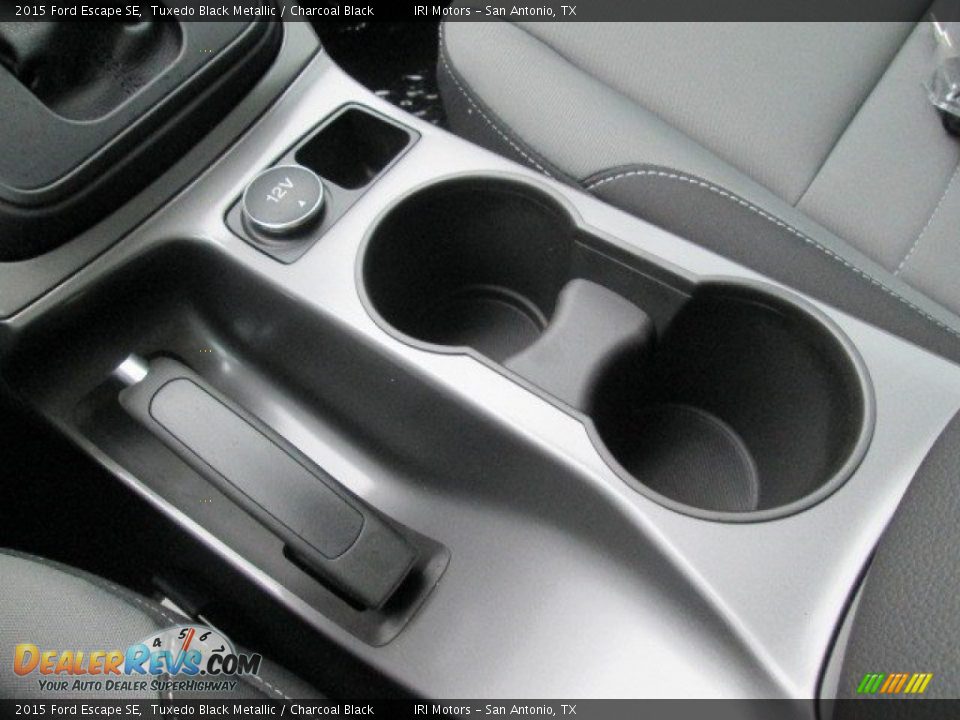 2015 Ford Escape SE Tuxedo Black Metallic / Charcoal Black Photo #9