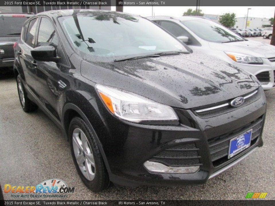 2015 Ford Escape SE Tuxedo Black Metallic / Charcoal Black Photo #14
