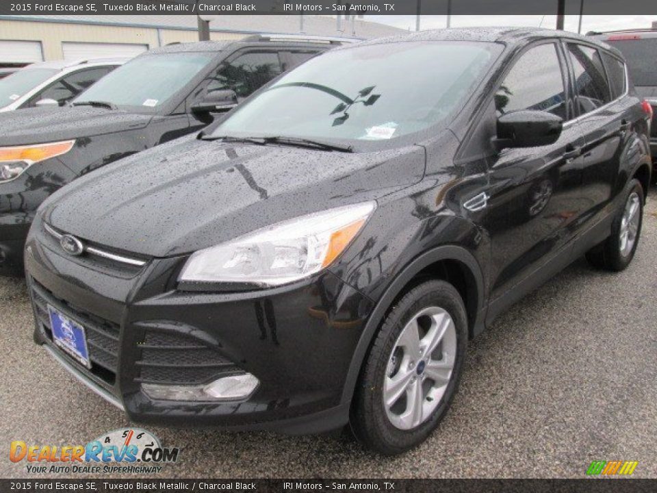 2015 Ford Escape SE Tuxedo Black Metallic / Charcoal Black Photo #21