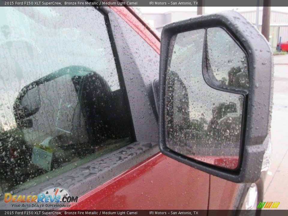 2015 Ford F150 XLT SuperCrew Bronze Fire Metallic / Medium Light Camel Photo #7