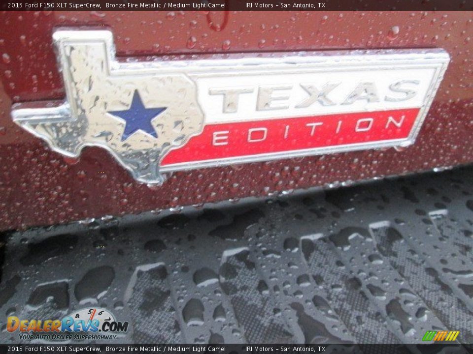 2015 Ford F150 XLT SuperCrew Bronze Fire Metallic / Medium Light Camel Photo #14