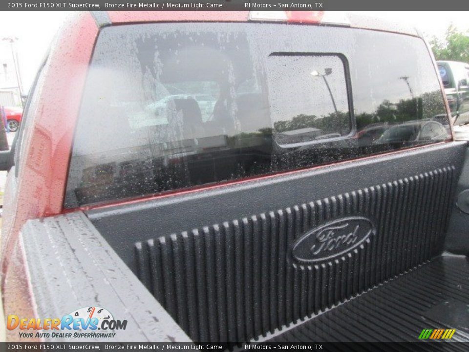 2015 Ford F150 XLT SuperCrew Bronze Fire Metallic / Medium Light Camel Photo #15
