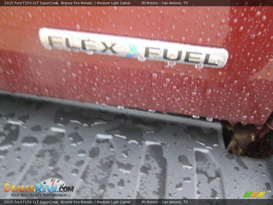 2015 Ford F150 XLT SuperCrew Bronze Fire Metallic / Medium Light Camel Photo #17