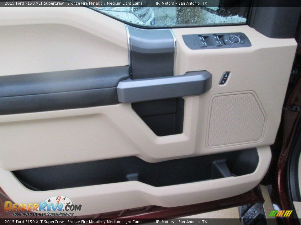 2015 Ford F150 XLT SuperCrew Bronze Fire Metallic / Medium Light Camel Photo #30
