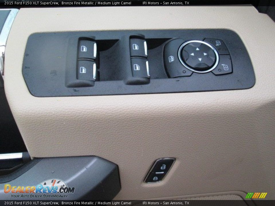 2015 Ford F150 XLT SuperCrew Bronze Fire Metallic / Medium Light Camel Photo #31
