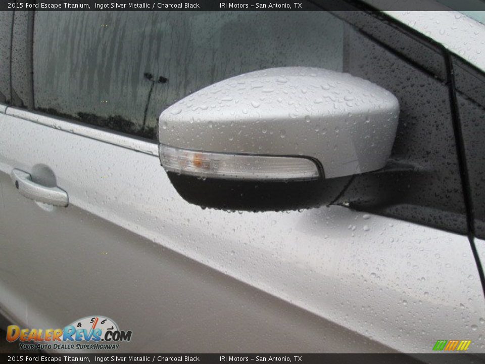 2015 Ford Escape Titanium Ingot Silver Metallic / Charcoal Black Photo #5