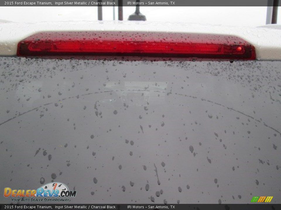 2015 Ford Escape Titanium Ingot Silver Metallic / Charcoal Black Photo #15