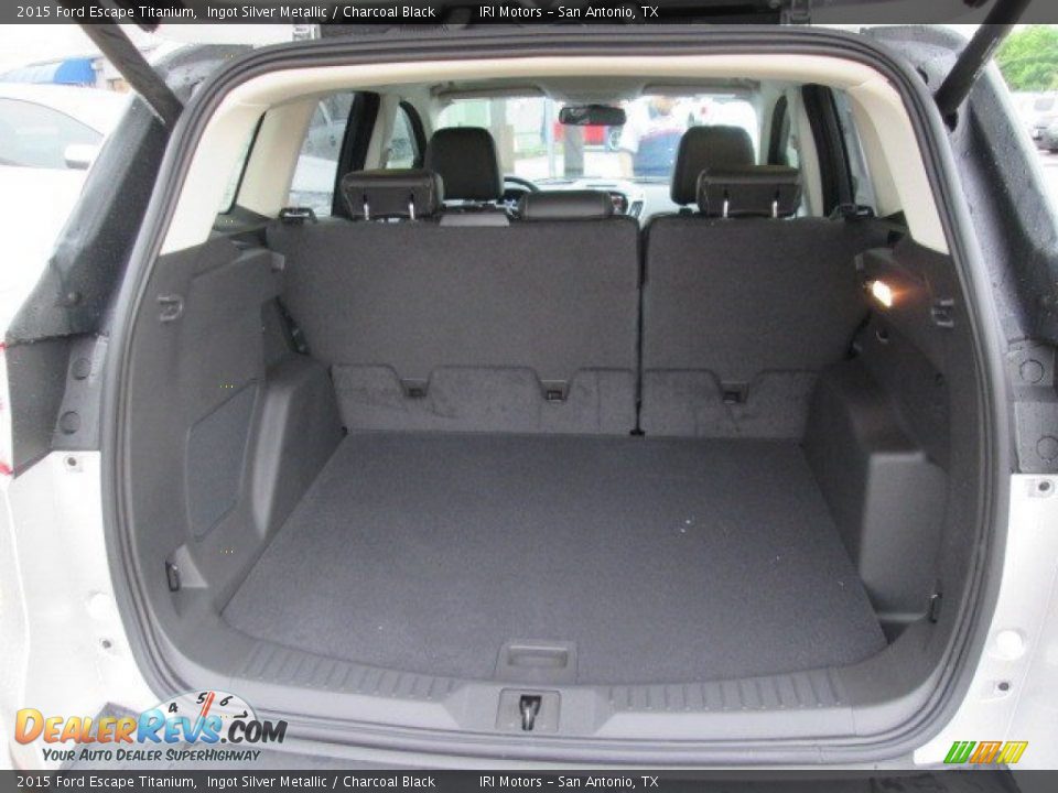 2015 Ford Escape Titanium Ingot Silver Metallic / Charcoal Black Photo #17
