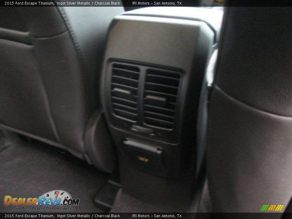 2015 Ford Escape Titanium Ingot Silver Metallic / Charcoal Black Photo #22