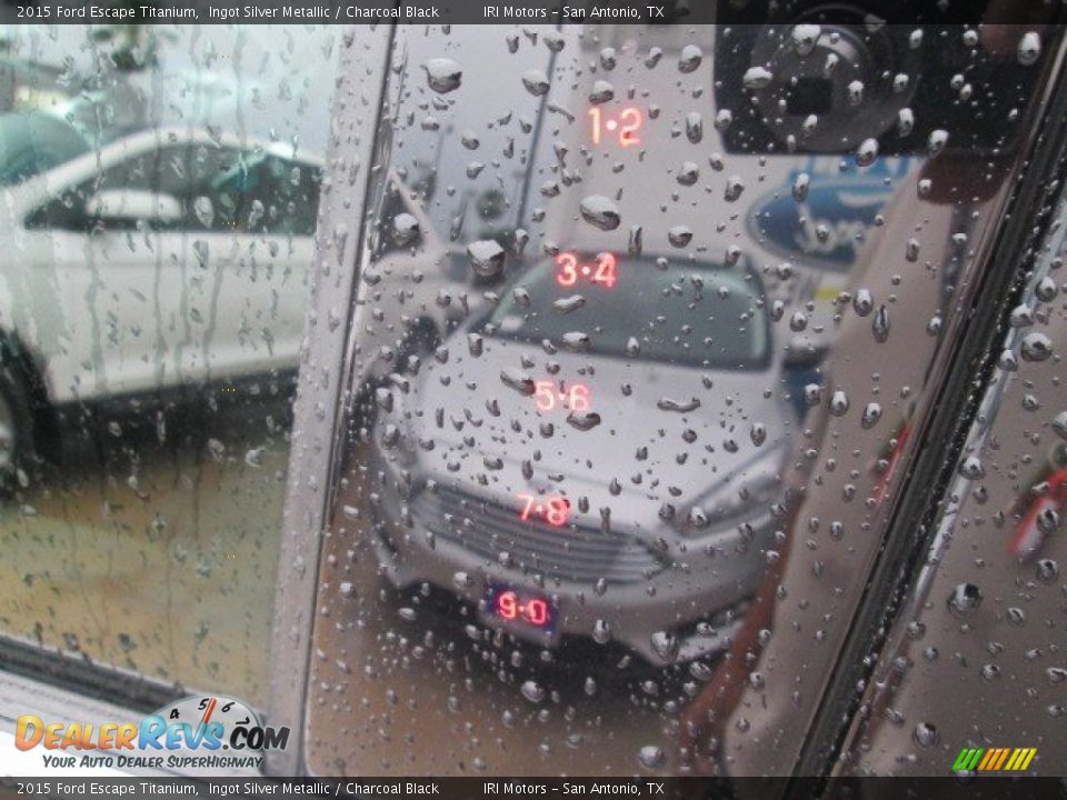 2015 Ford Escape Titanium Ingot Silver Metallic / Charcoal Black Photo #35