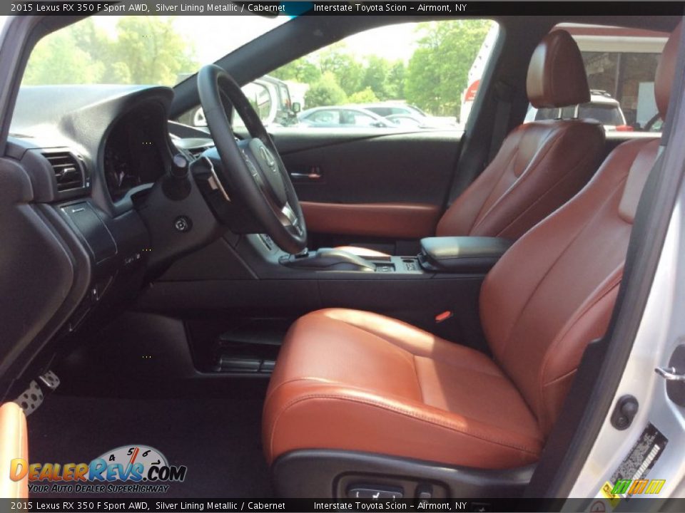 Front Seat of 2015 Lexus RX 350 F Sport AWD Photo #10
