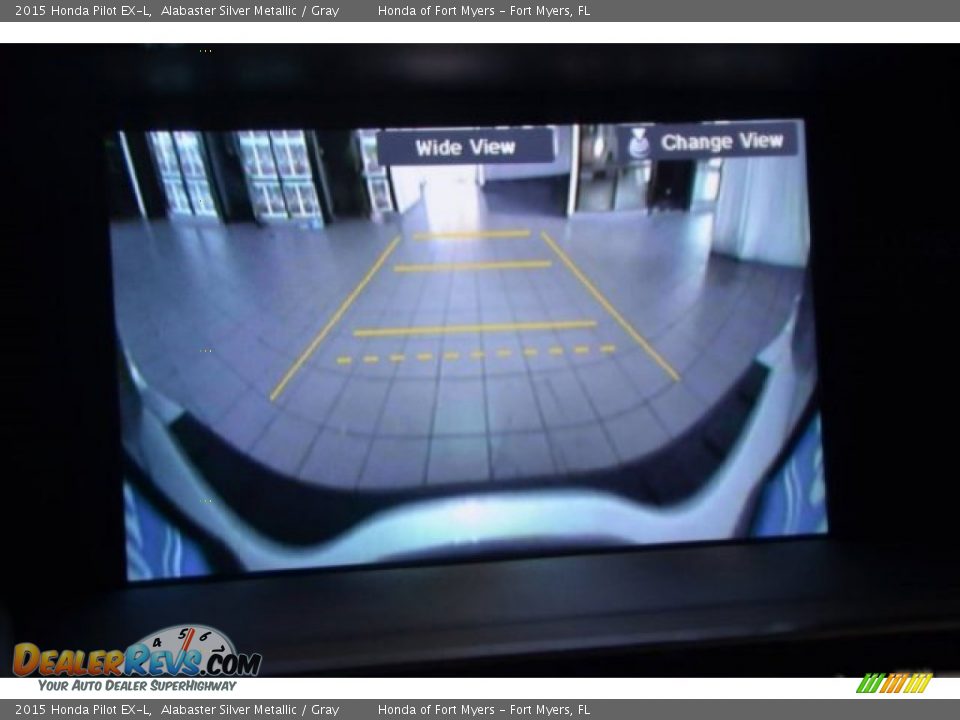 2015 Honda Pilot EX-L Alabaster Silver Metallic / Gray Photo #16