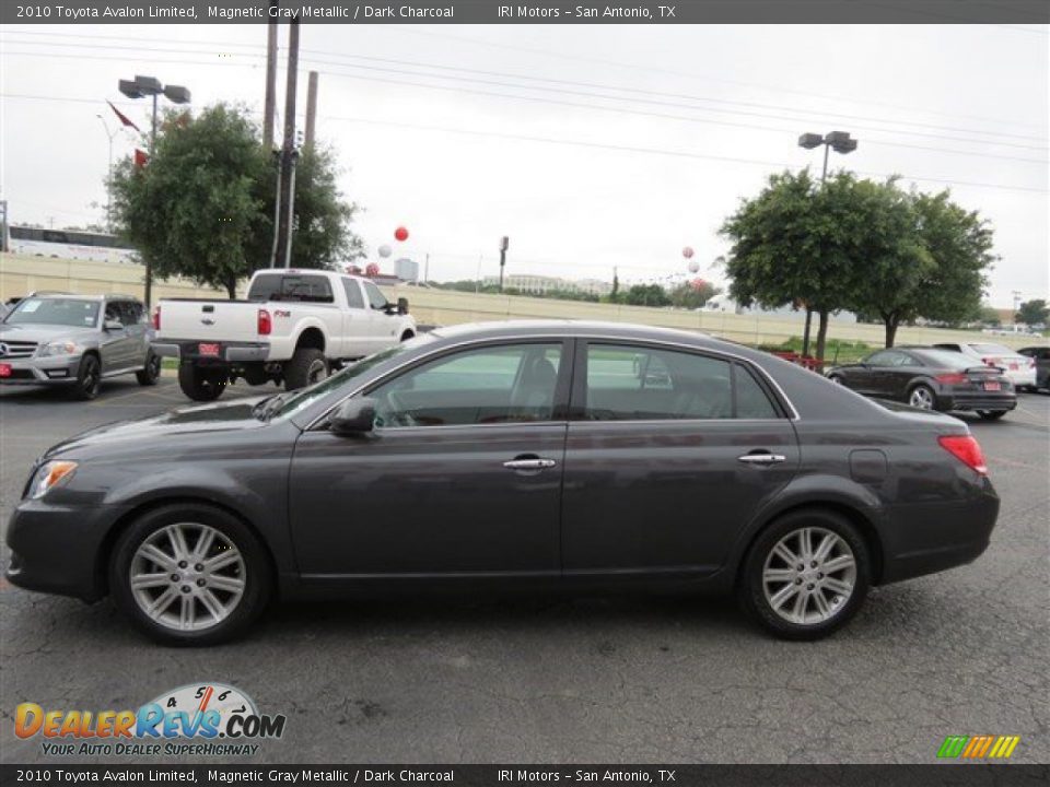 2010 Toyota Avalon Limited Magnetic Gray Metallic / Dark Charcoal Photo #4