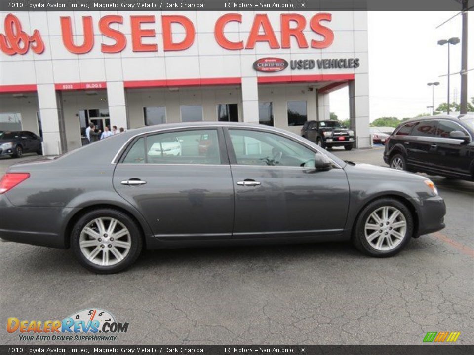 2010 Toyota Avalon Limited Magnetic Gray Metallic / Dark Charcoal Photo #8