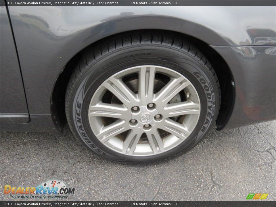 2010 Toyota Avalon Limited Magnetic Gray Metallic / Dark Charcoal Photo #9