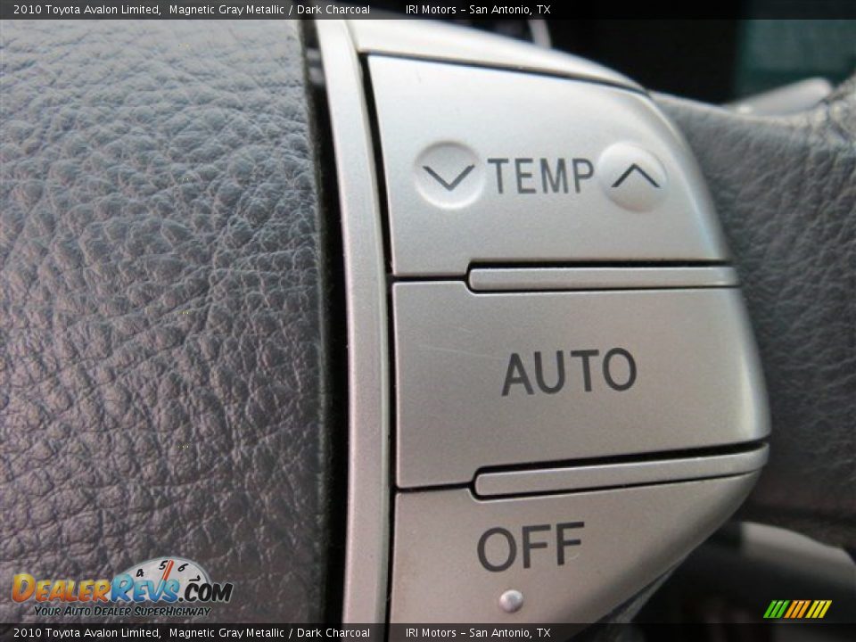 2010 Toyota Avalon Limited Magnetic Gray Metallic / Dark Charcoal Photo #21