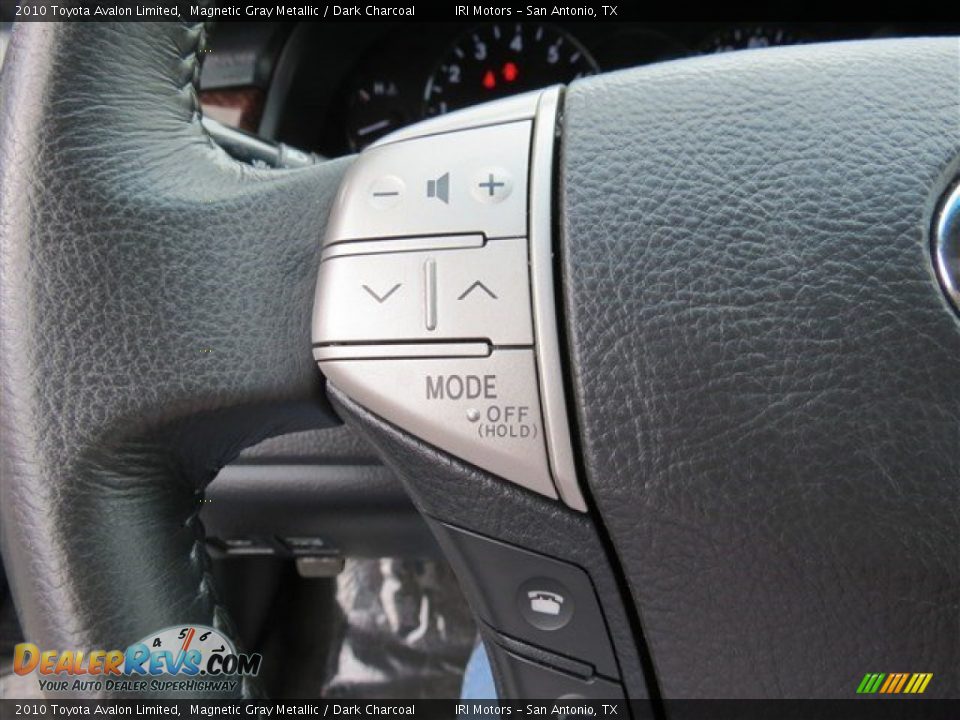 2010 Toyota Avalon Limited Magnetic Gray Metallic / Dark Charcoal Photo #22
