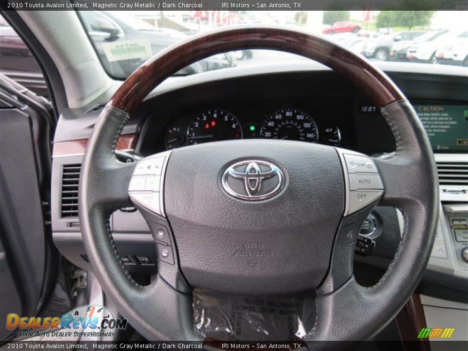 2010 Toyota Avalon Limited Magnetic Gray Metallic / Dark Charcoal Photo #24