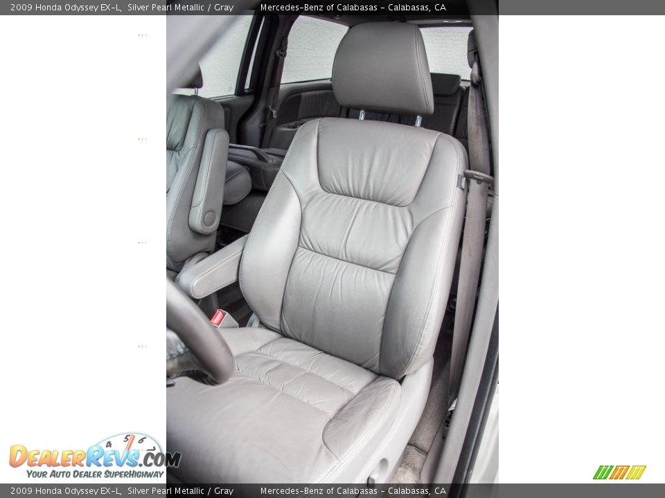 2009 Honda Odyssey EX-L Silver Pearl Metallic / Gray Photo #15