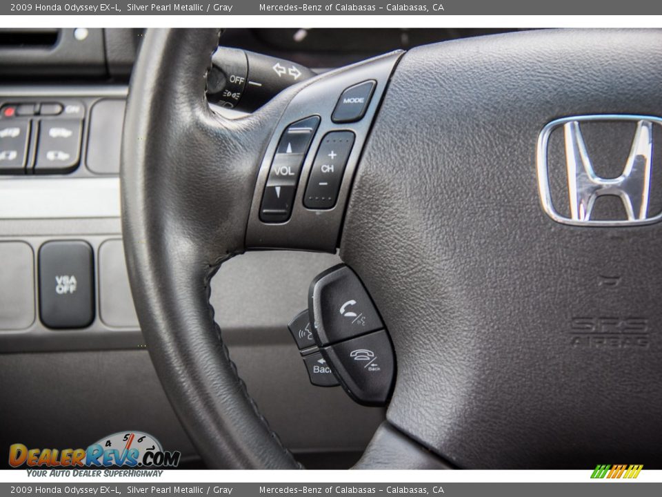 2009 Honda Odyssey EX-L Silver Pearl Metallic / Gray Photo #19