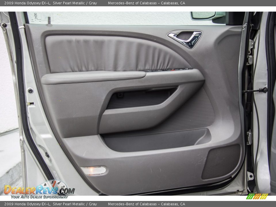 2009 Honda Odyssey EX-L Silver Pearl Metallic / Gray Photo #22