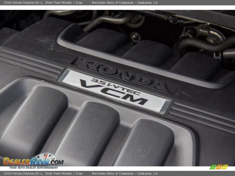 2009 Honda Odyssey EX-L Silver Pearl Metallic / Gray Photo #26