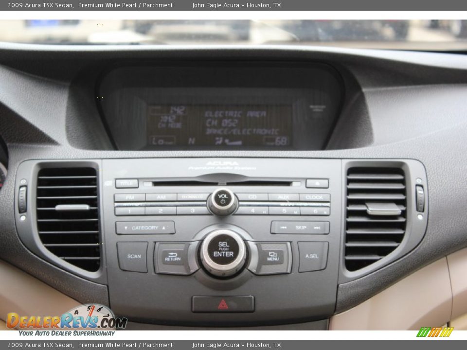 2009 Acura TSX Sedan Premium White Pearl / Parchment Photo #26