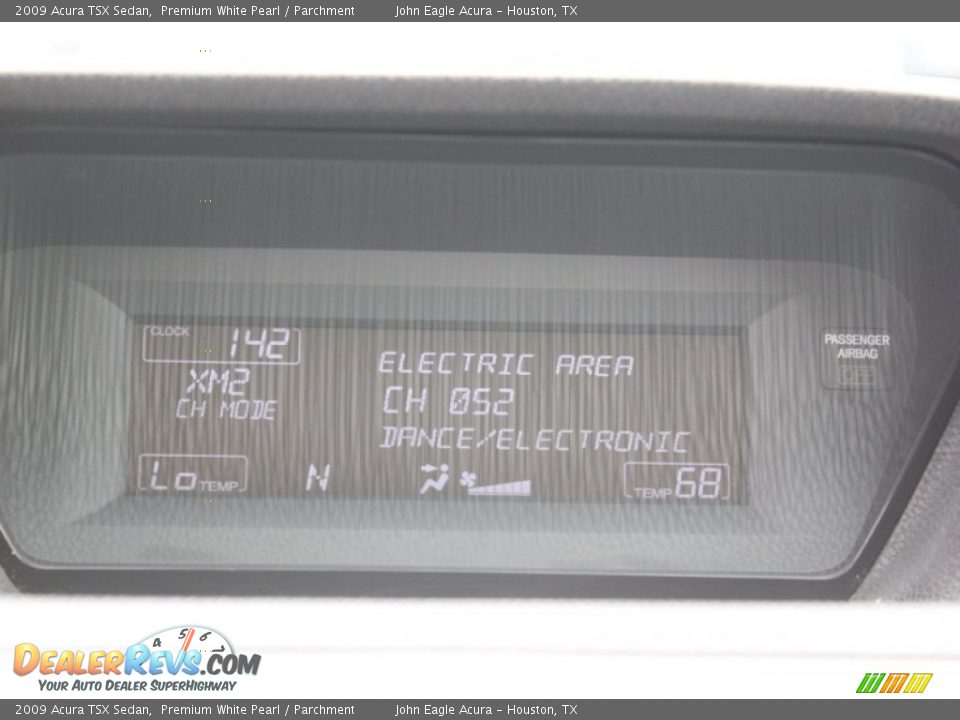 2009 Acura TSX Sedan Premium White Pearl / Parchment Photo #28