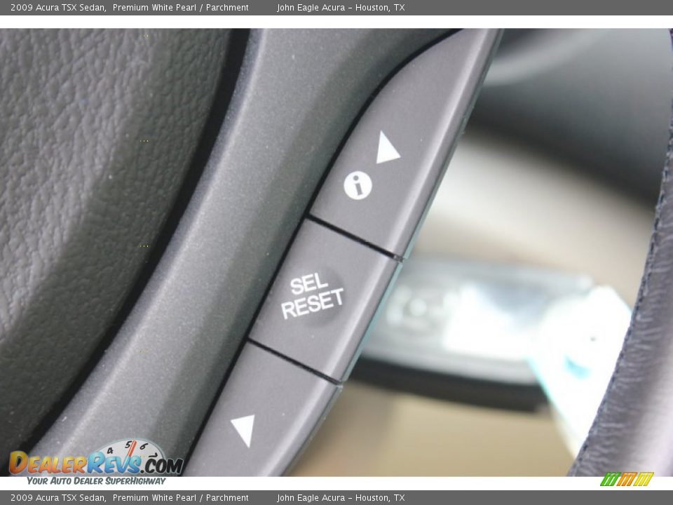 2009 Acura TSX Sedan Premium White Pearl / Parchment Photo #36