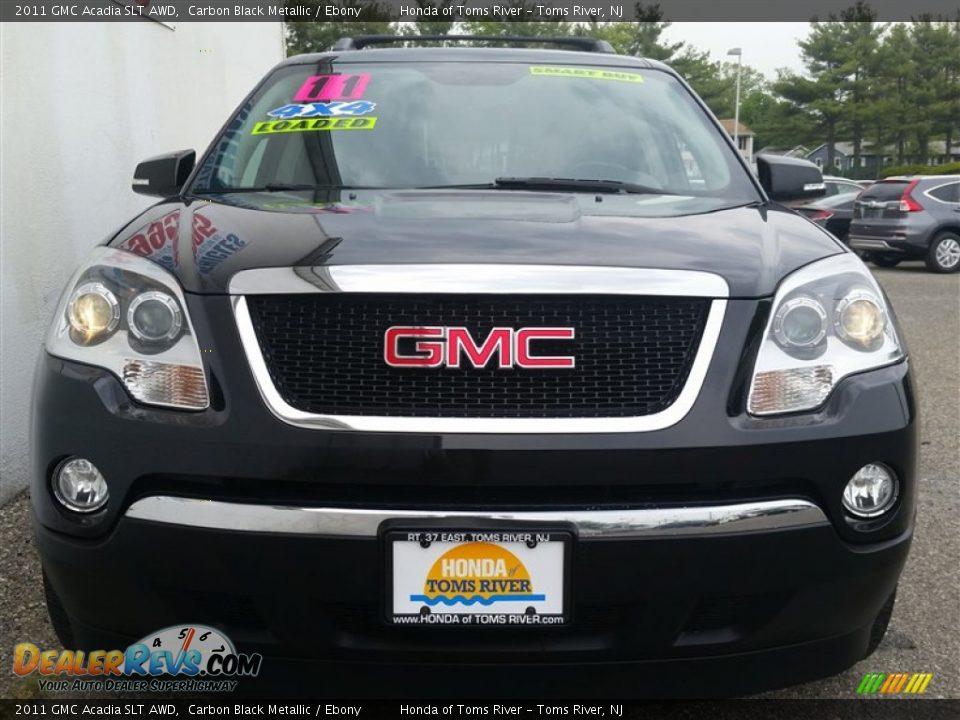 2011 GMC Acadia SLT AWD Carbon Black Metallic / Ebony Photo #2
