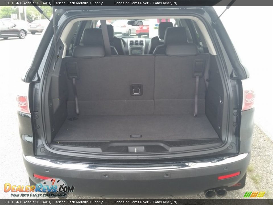 2011 GMC Acadia SLT AWD Carbon Black Metallic / Ebony Photo #6