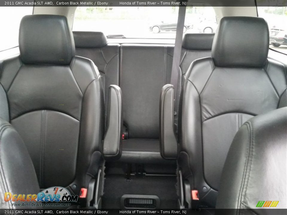 2011 GMC Acadia SLT AWD Carbon Black Metallic / Ebony Photo #11